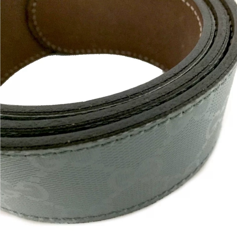 Sale - Gucci Interlocking Gg Supreme Ice Blue Belt 34 View 5